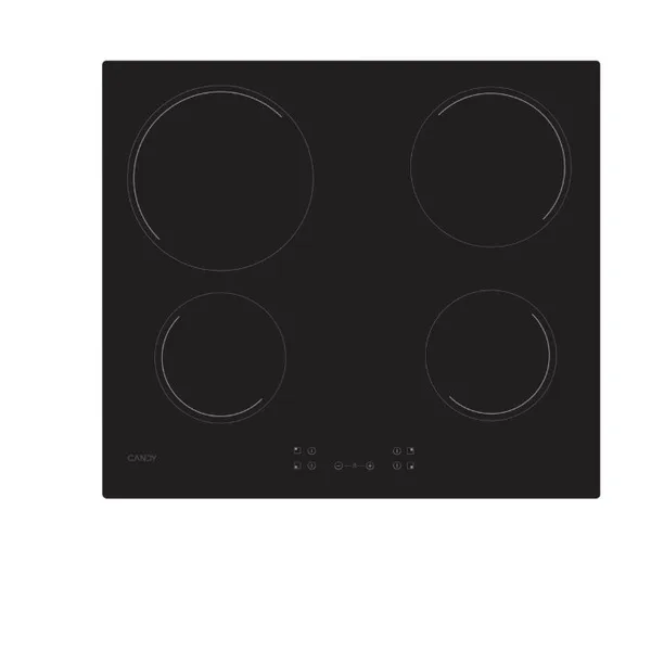 Plita Incorporabila CH64CCB/4U2 Vitro Electric 4 Zone 6500W Negru