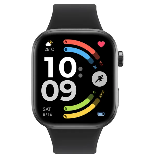 Smartwatch Xiaomi Redmi Watch 6, ecran 2.07" AMOLED cu always-on, pana la 24 de zile de autonomie, monitorizare sanatate si sport, Android/iOS, Black