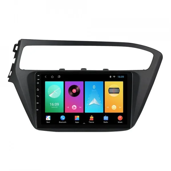 Navigatie dedicata cu Android Hyundai i20 2018 - 2020, 1GB RAM, Radio GPS Dual Zone, Display HD IPS 9" Touchscreen, Internet Wi-Fi, Bluetooth, MirrorLink, USB
