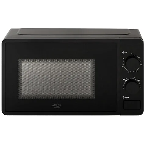 Cuptor cu Microunde AD 6206 20L 6 Trepte de Putere Control Mecanic 700W Negru