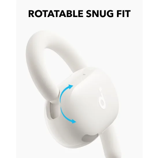 Casti Wireless Open-Ear Soundcore V20i Autonomie 36h IP55 Bluetooth 5.4 Alb