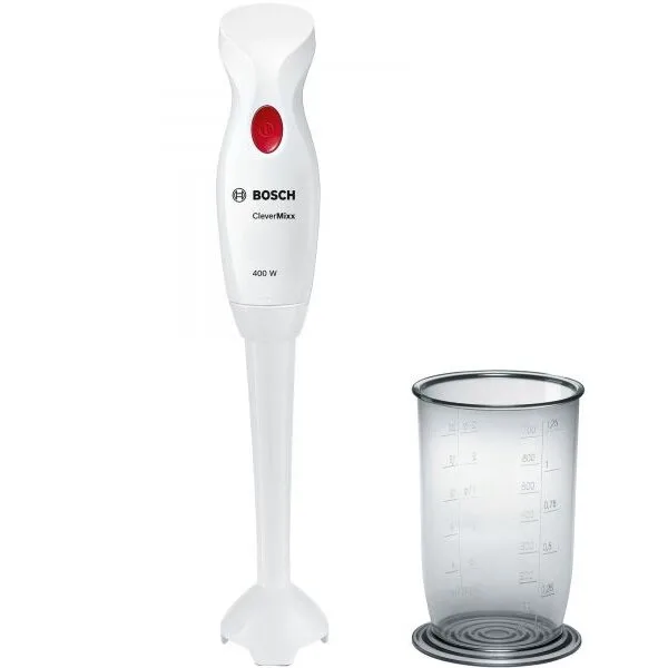 Mixer vertical Bosch MSM14100, 400 W, vas mixare , Alb