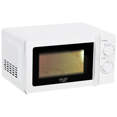 Cuptor cu Microunde AD 6205 20L 5 Trepte de Putere Functie Decongelare 700W Alb