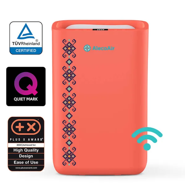 Dezumidificator AlecoAir D13 TRADITION RUBIN WiFi 13L/zi pentru 25mp Timer Sleep Child Lock
