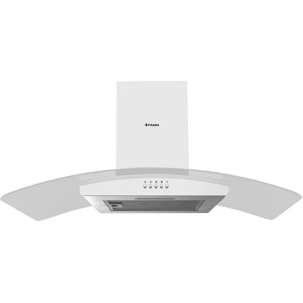 Hota Decorativa MD Inox Elegant 90 115W 403 m³/h 68db Butoane Pivotante Gri