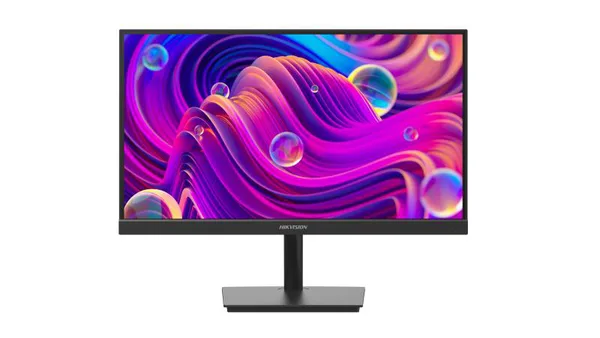 Monitor Hikvision DS-D5022F2-1V2S, 21.5 inch FHD IPS 100Hz, 8 bit LVDS FHD (1920 × 1080) display, backlight: E-LED, luminozitate: 250 cd/m², interfata: HDMI SI VGA, alimentare: DC 12V, 2.0A, dimensiuni: cu baza: 493.26 (W) mm × 393.45 (H) mm × ...