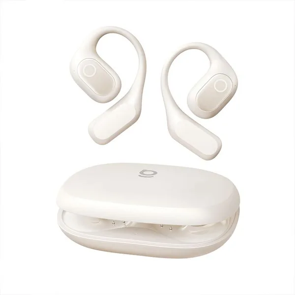 Casti Wireless pentru Sport Eli 2i Fit Open-Ear Bluetooth 6.0 Autonomie 36 Ore IPX5 Alb