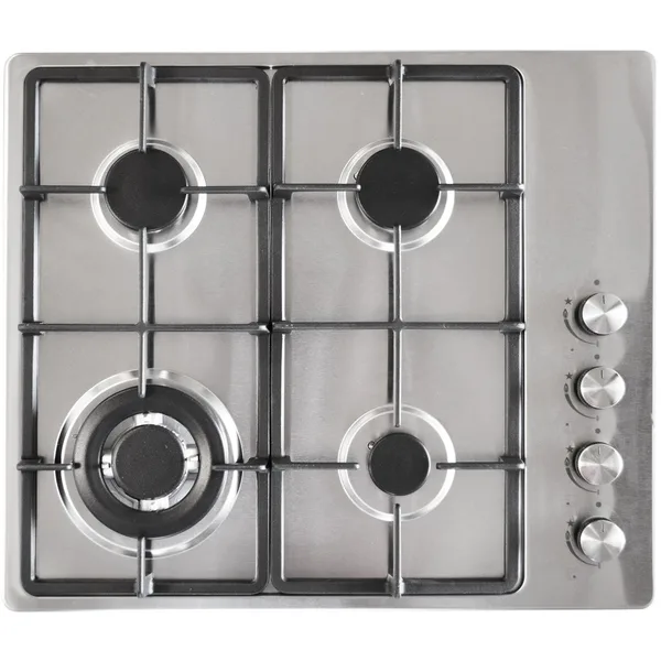 Plita incorporabila Ecoline 64ACZX Gaz 4 arzatoare gratare fonta Inox