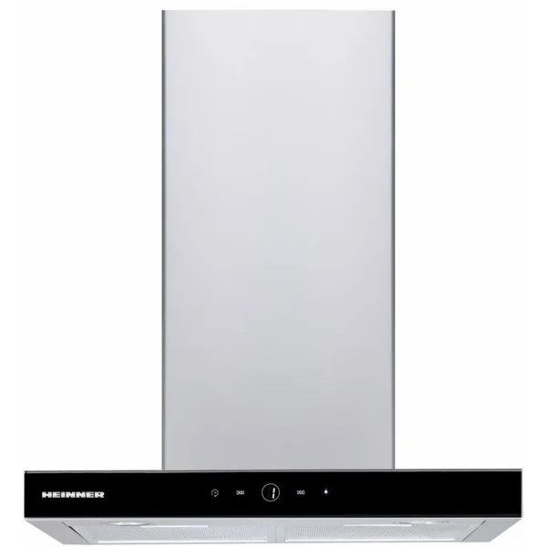 Hota decorativa incorporabila HDCH-F4560TIX 1 motor 3 viteze 488m3/h Inox Black Glass
