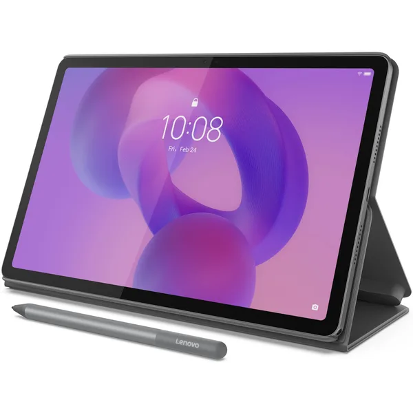 Tableta LENOVO Idea Tab, 11", 8GB RAM, 128GB, Wi-Fi, Luna Grey, Lenovo Tab Pen + Folio Case