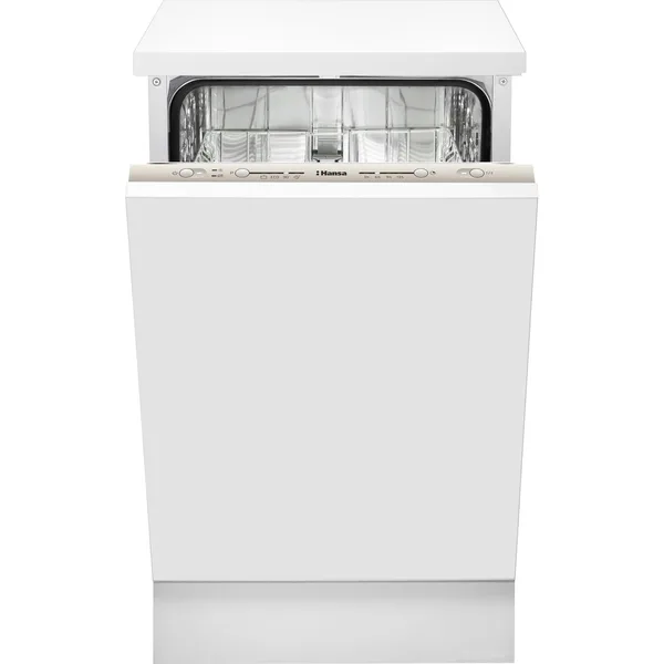 Masina de spalat vase incorporabila Hansa ZIM 434 B, 9 seturi, 4 programe, Clasa E, HalfLoad, Start intarziat, 45 cm