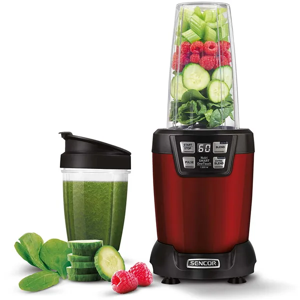 Blender Nutri Smoothie S-SNB6601RD 0.8 Litri + 1 Litru 1200W Red