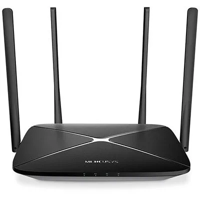 Router Wireless Dual Band Ac1200 4 Antene Mercusys Negru