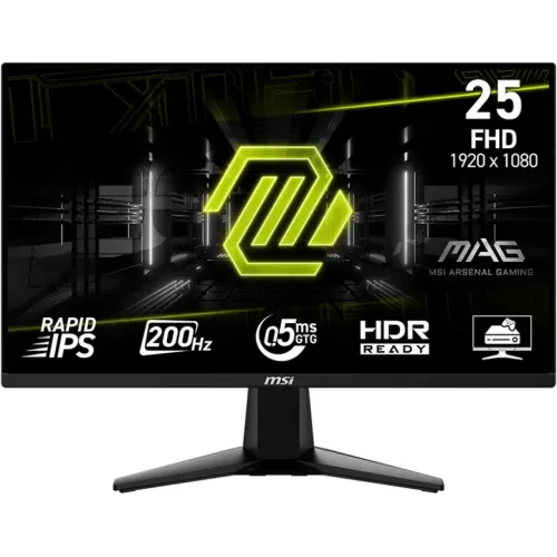 Monitor LED MAG 255F E20 IPS 24.5inch Full HD 1920 x 1080 HDMI DisplayPort 200Hz 0.5ms Negru