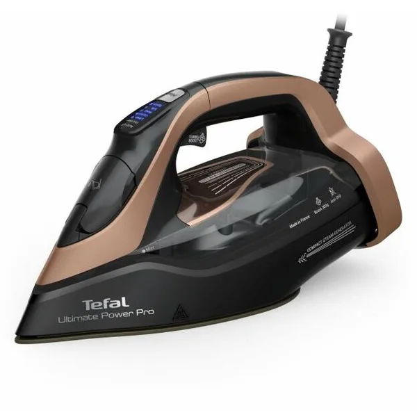 Fier de Calcat Ultimate Power Pro FV9E50E0 Rezervor Apa 350ML Filtru Anticalcar Panou Comanda LED 3200W Negru/Rose