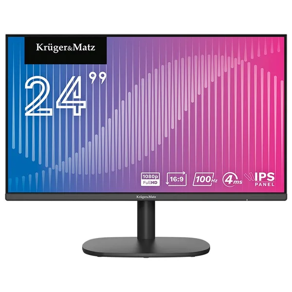 Monitor IPS E-led 100hz 4ms 24 Inch KRUGER&MATZ KM0198-M24