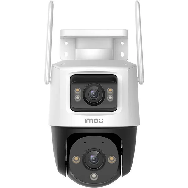 Camera de Supraveghere pentru Exterior Cruiser Dual 3+3MP Night Vision Iluminare LED Duala IR 30M Wi-Fi IP66 Alb/Negru