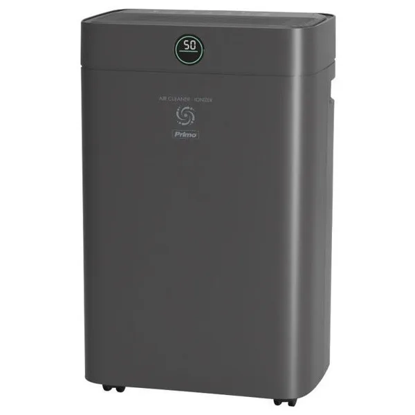 Dezumidificator Primo PRDH-45025i, 20 Litri / zi, flux de aer 180m³/ora, Ionizare, Ιonizator, Display LED, Control Digital, Timer, Negru
