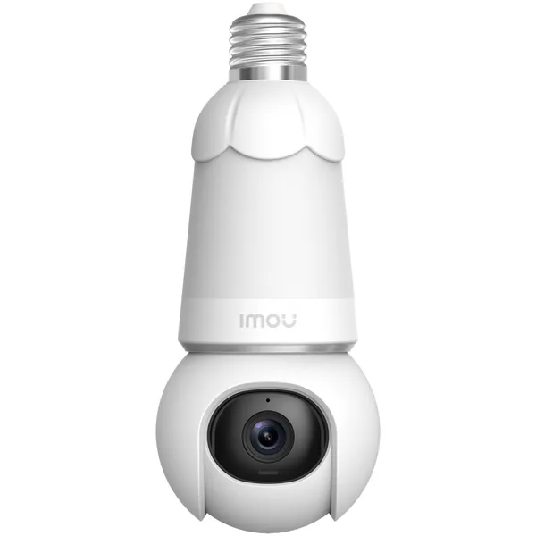 Camera de supraveghere Wireless IMOU Bulb Cam IPC-S6DP-5M0WEB-E27 cu Pan/Tilt 360 grade si montare in Dulie E27, 5MP, 2K QHD, 2880x1620