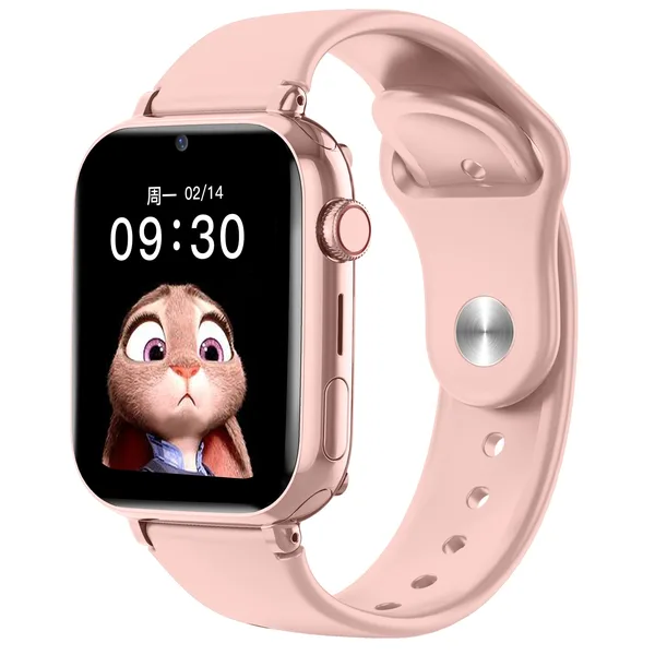 Ceas SmartWatch GPS Copii LikeSmart™ KinderCare 38, Monitorizare GPS, WIFI, 1.85", Camera HD, Apel Video, Buton SOS, Mod Scoala, GeoFence, Monitorizare Spion, Pink