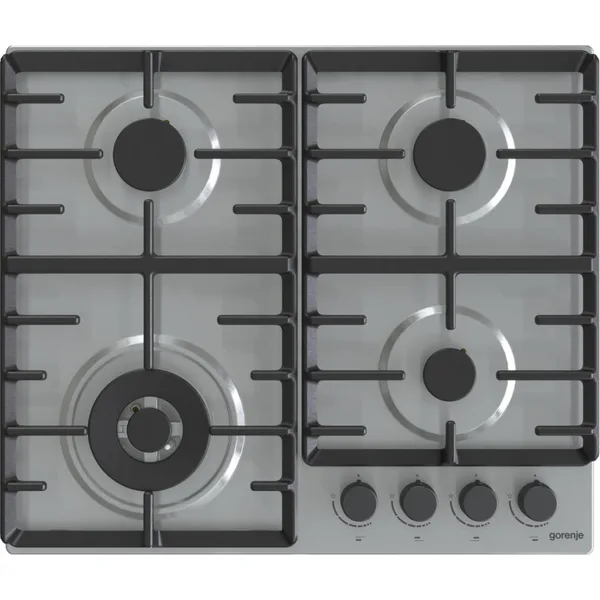 Plita Incorporabila GW642ABX Gaz 4 Arzatoare Wok Inox