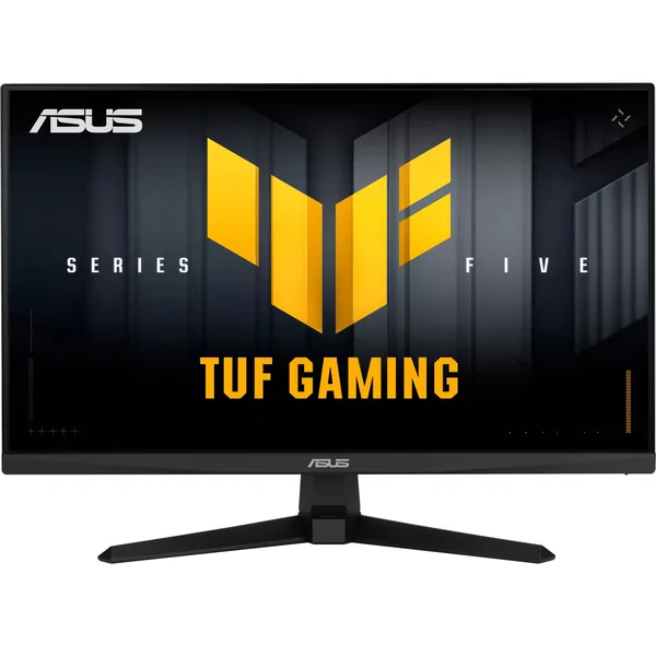 Monitor ASUS TUF Gaming VG249QE5A, 23.8", FHD (1920×1080), IPS, 146Hz, 1ms (MPRT), 300 cd/m², 90% DCI-P3, 125% sRGB, Flicker-Free, Low Blue Light, Adaptive-Sync, ELMB Sync, HDMI 2.0, DP 1.2, Boxe 2Wx2, Earphone Jack, Tilt, VESA 100×100 mm, Negru