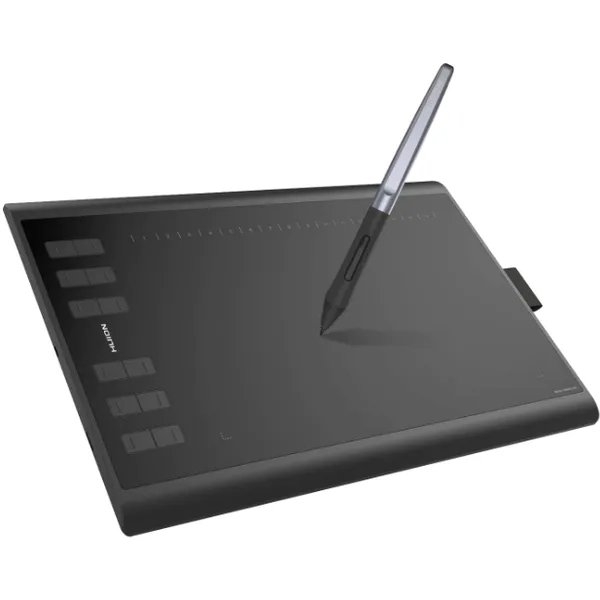 Tableta Grafica H1060P 5080lpi Stilou Presiune 8192 USB Negru