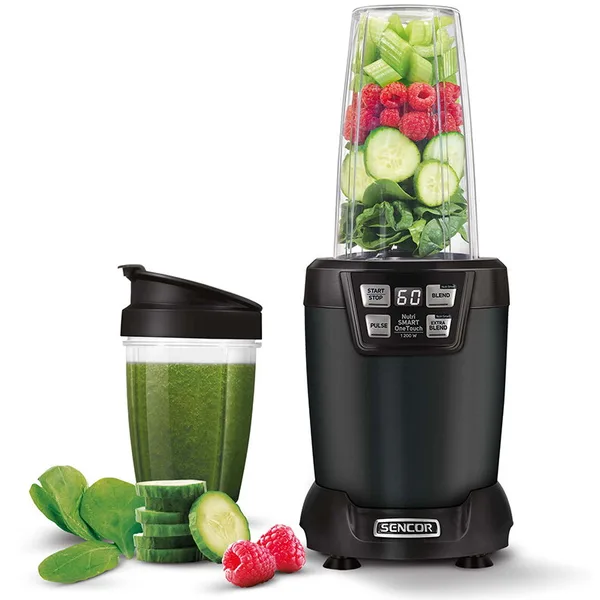 Blender Nutri Smoothie S-SNB6600BK 0.8 Litri + 1 Litru 1200W Black