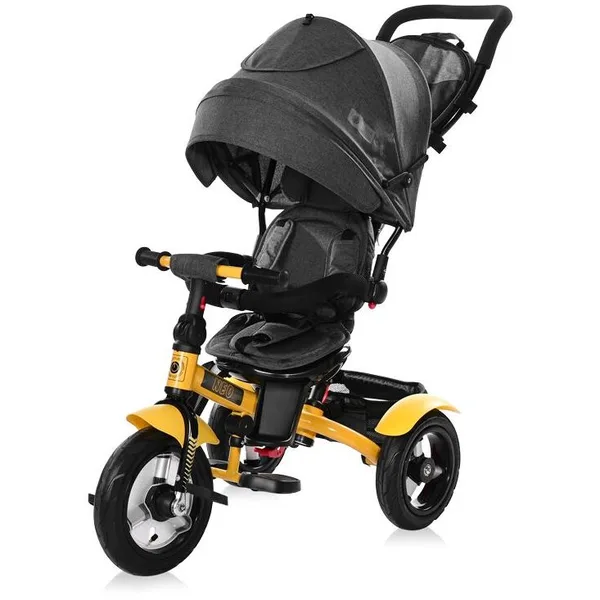 Tricicleta NEO AIR multifunctionala 4in1 roti mari cu camera Galben cu Negru