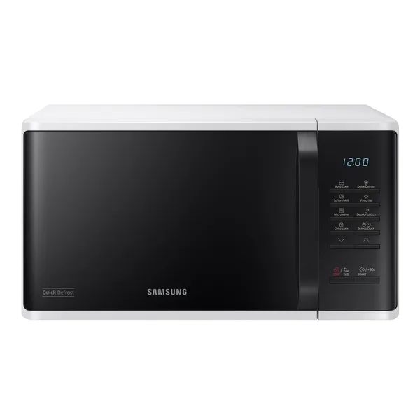 Cuptor cu microunde Samsung MS23K3513AW/OL, 23 l, 800 W, Auto cook, Quick Defrost, Control touch, Interior ceramic, Child lock, Alb