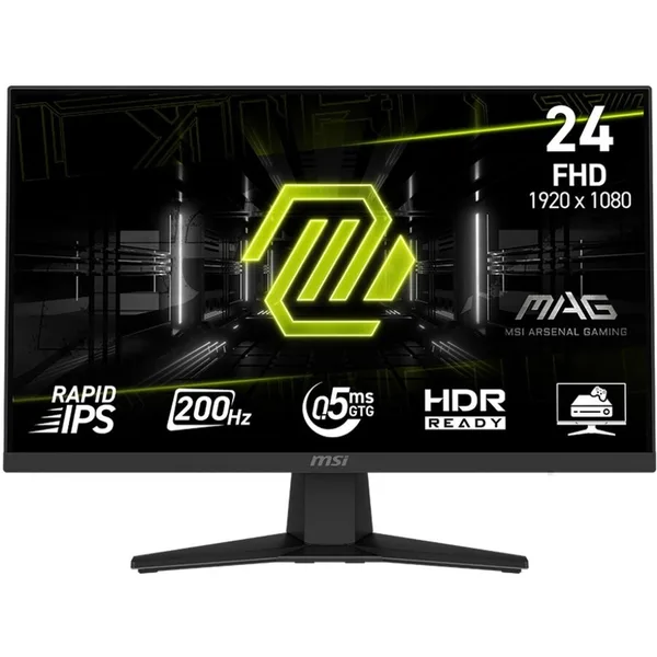 Monitor 244F 23.8inch Rapid IPS FHD 0.5ms 200Hz 1x DisplayPort 1xHDMI2.0 Clasa E Negru