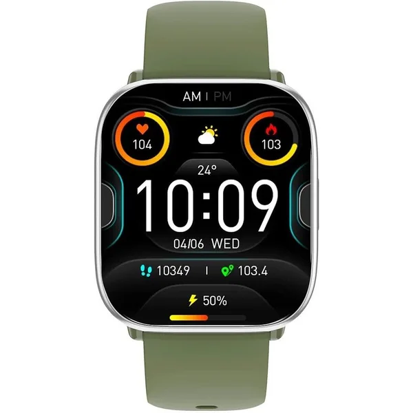Smartwatch Pastel Silver Green