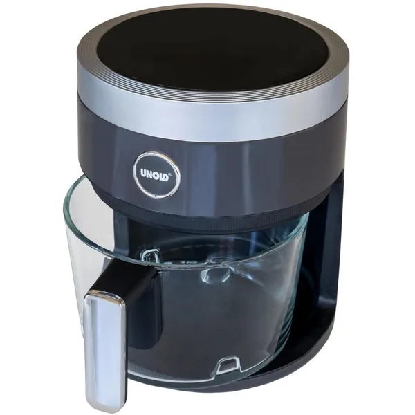 Friteuza cu Aer Cald Sticla 3.5L 1200W Argintiu-Negru