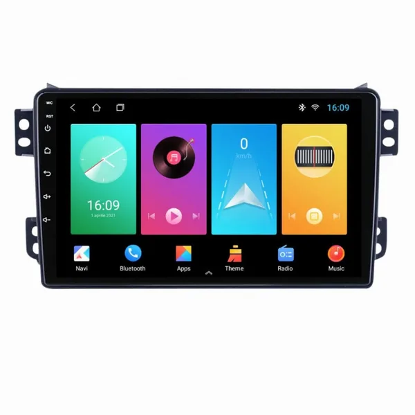 Navigatie dedicata cu Android Opel Agila 2007 - 2014, 2GB RAM, Radio GPS Dual Zone, Display HD IPS 9" Touchscreen, Internet Wi-Fi, Bluetooth, MirrorLink, USB