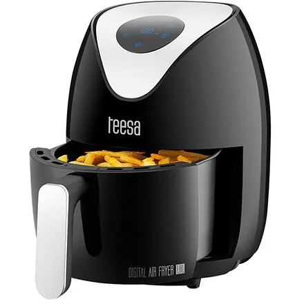 Friteuza Cu Aer Cald 1.8l Digital Gatire Prajire Coacere Afisaj LCD Negru