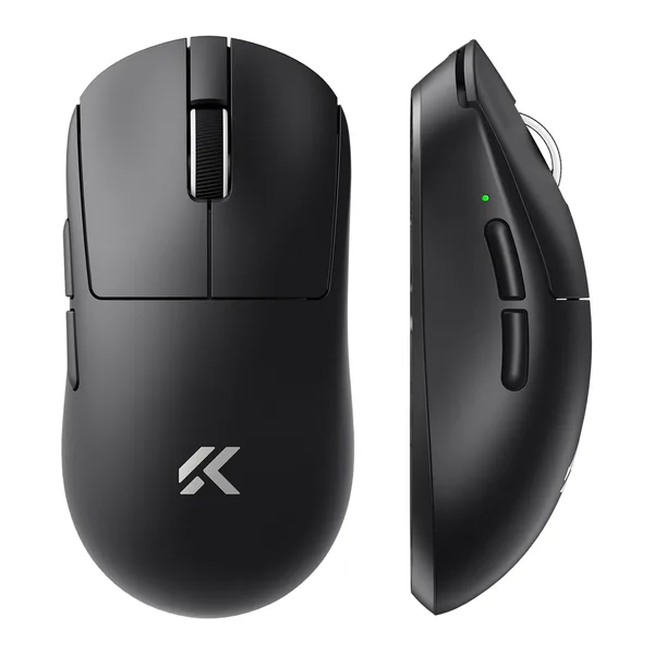 Mouse de gaming MCHOSE A7 V2 Pro, 26K DPI, 130 de ore autonomie, negru