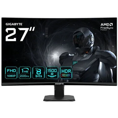 Monitor GS27FCA 27inch Full-HD 200Hz VA-Panel Adaptive-Sync Negru