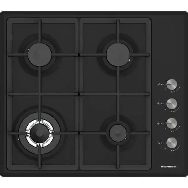 Plita Incorporabila HBH-S4IWF-BK 4 Arzatoare Wok Gaz Aprindere Electrica Negru