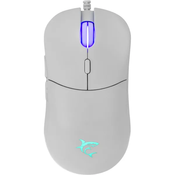 Mouse Gaming cu Fir BAGDEMAGUS 6D 7200DPI Iluminare RGB Alb