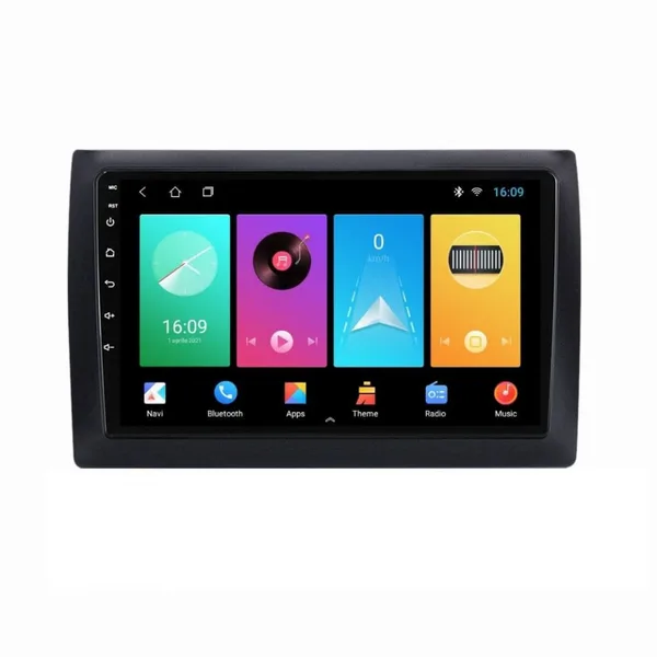 Navigatie dedicata cu Android Fiat Stilo 2001 - 2011, 2GB RAM, Radio GPS Dual Zone, Display HD IPS 9" Touchscreen, Internet Wi-Fi, Bluetooth, MirrorLink, USB