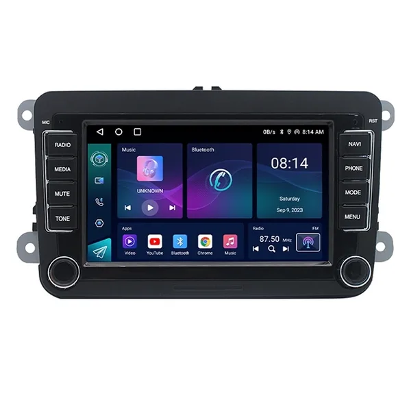Navigatie GPS 7inch Septon pentru VW Passat B6 B7, Golf 5 6, Jetta, Polo, WiFi, Bluetooth, 2xUSB, 4 Core, 2GB RAM, 32GB