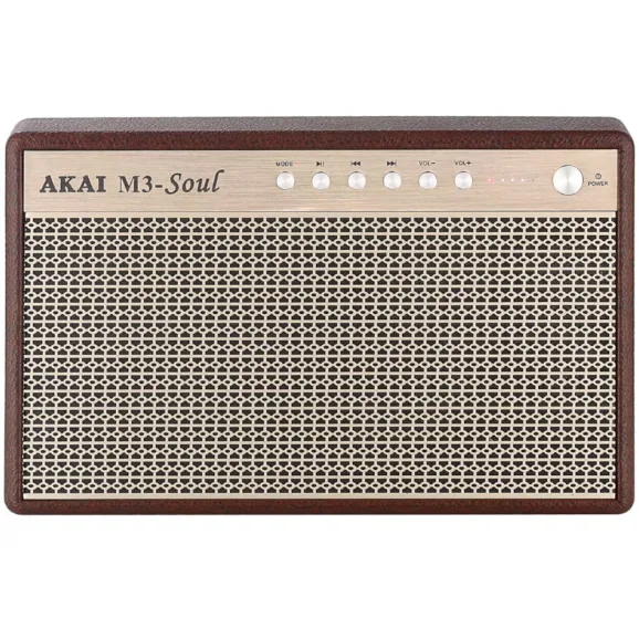 Boxa Portabila Retro 20W Bluetooth Maro