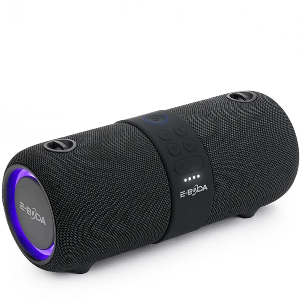 Boxa portabila E-Boda, The Vibe 310, 28 W, USB, Bluetooth 4.2, Radio FM, Negru