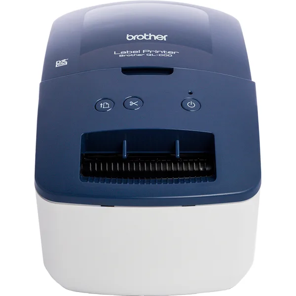 Imprimanta Termica QL-600B USB 300 dpi White Blue