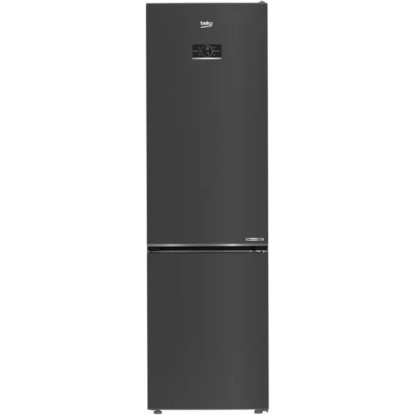 Combina frigorifica Beko B5RCNA405ZXBR, 355 l, No Frost, HarvestFresh, Everfresh+, AeroFlow, Clasa D, H 203.5 cm, Dark Inox