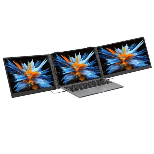 Monitor Extensibil pentru Laptop DCM6 Portabil Dual Display 14Inch 1920x1080 60Hz Difuzor Integrat USB-C Gri