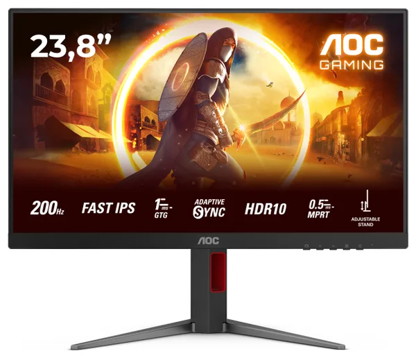 Monitor Consumer AOC 24G4HA, 23.8", 1920 x 1080 pixeli, Black, 3 ani Garantie