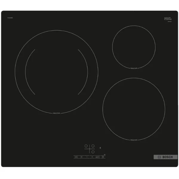 Plita Incorporabila PUJ61RBB5E Inductie 3 Zone Gatit Temporizator PowerBoost Negru
