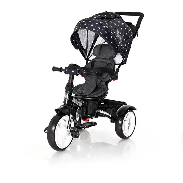 Tricicleta Multifunctionala 4in1 Neo 1-3 Ani Max 20KG Black Crowns
