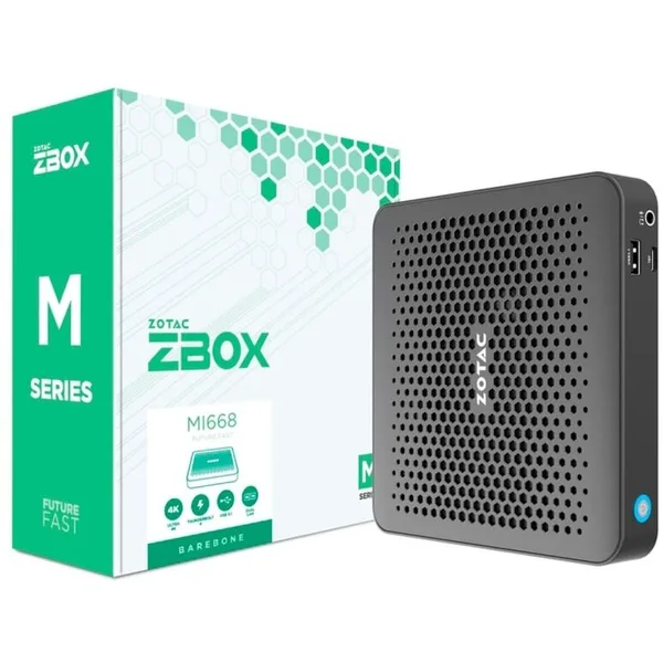 Barebone ZBOX edge MI668 Fara RAM Fara Stocare Negru